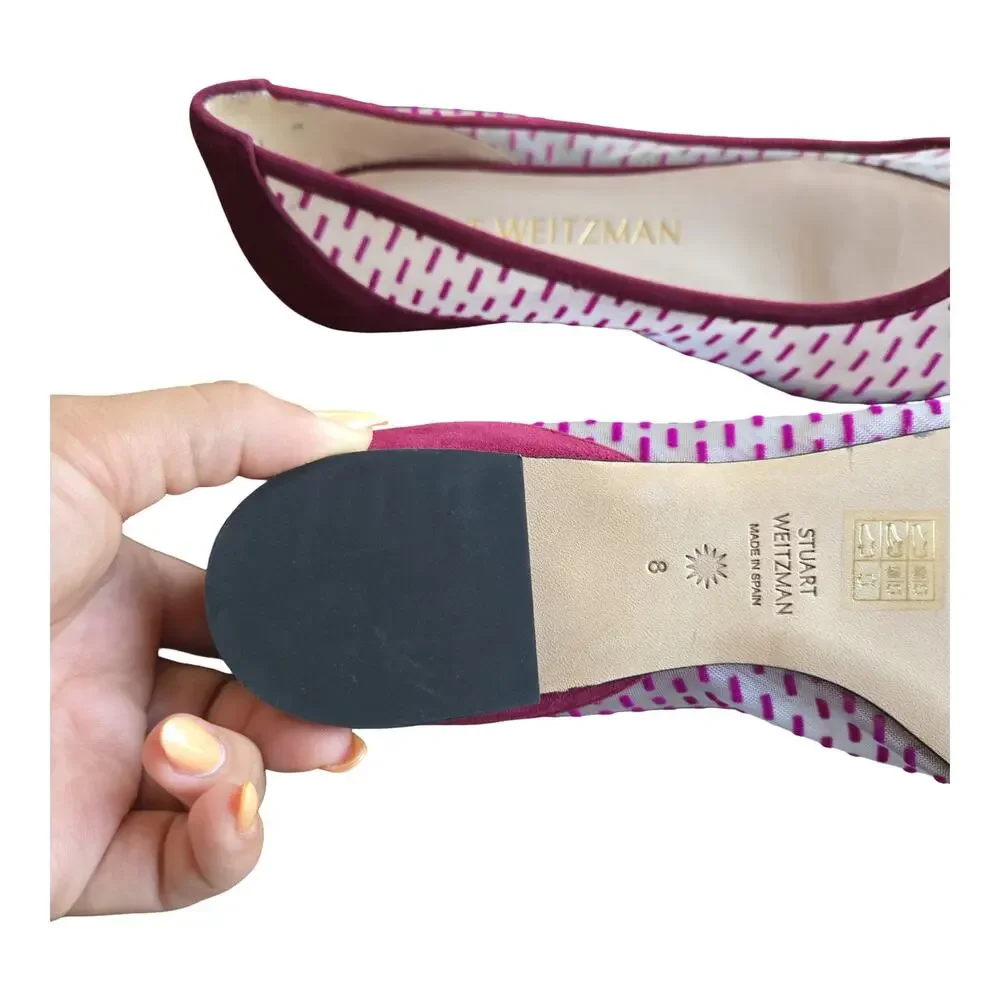 Stuart Weitzman Women's‎ Pink Ballet Flats Size: 8